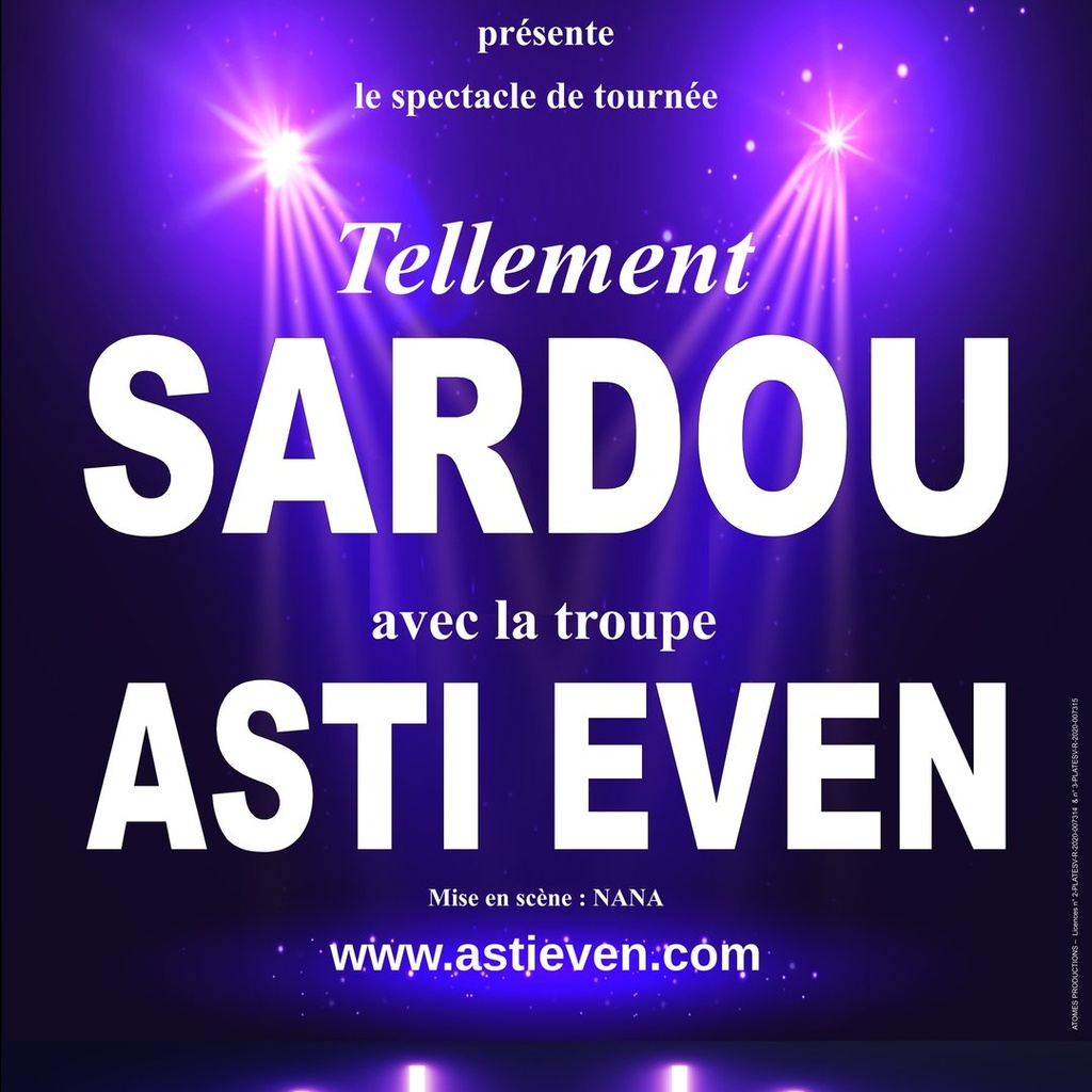 Spectacle Tellement Sardou